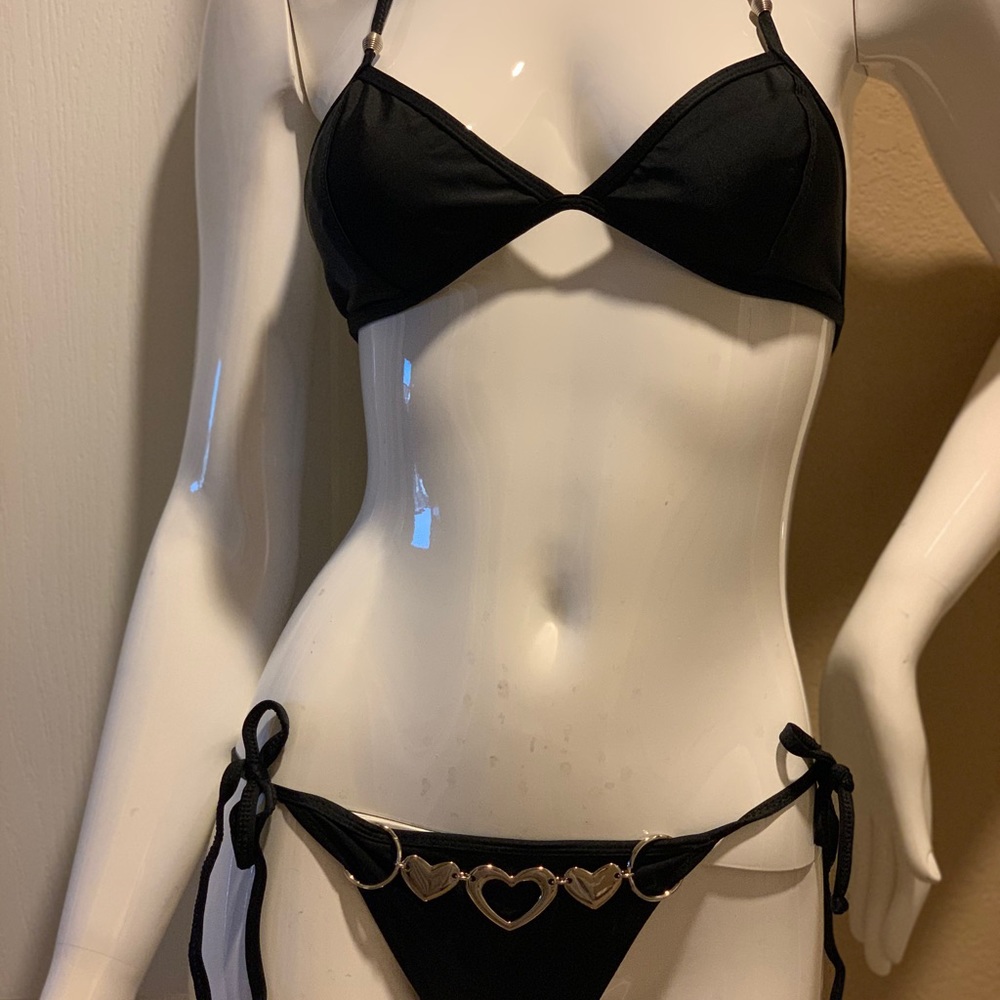 🎈Bikini Bathing Suit 👙 2pcs  Color Black Size Large